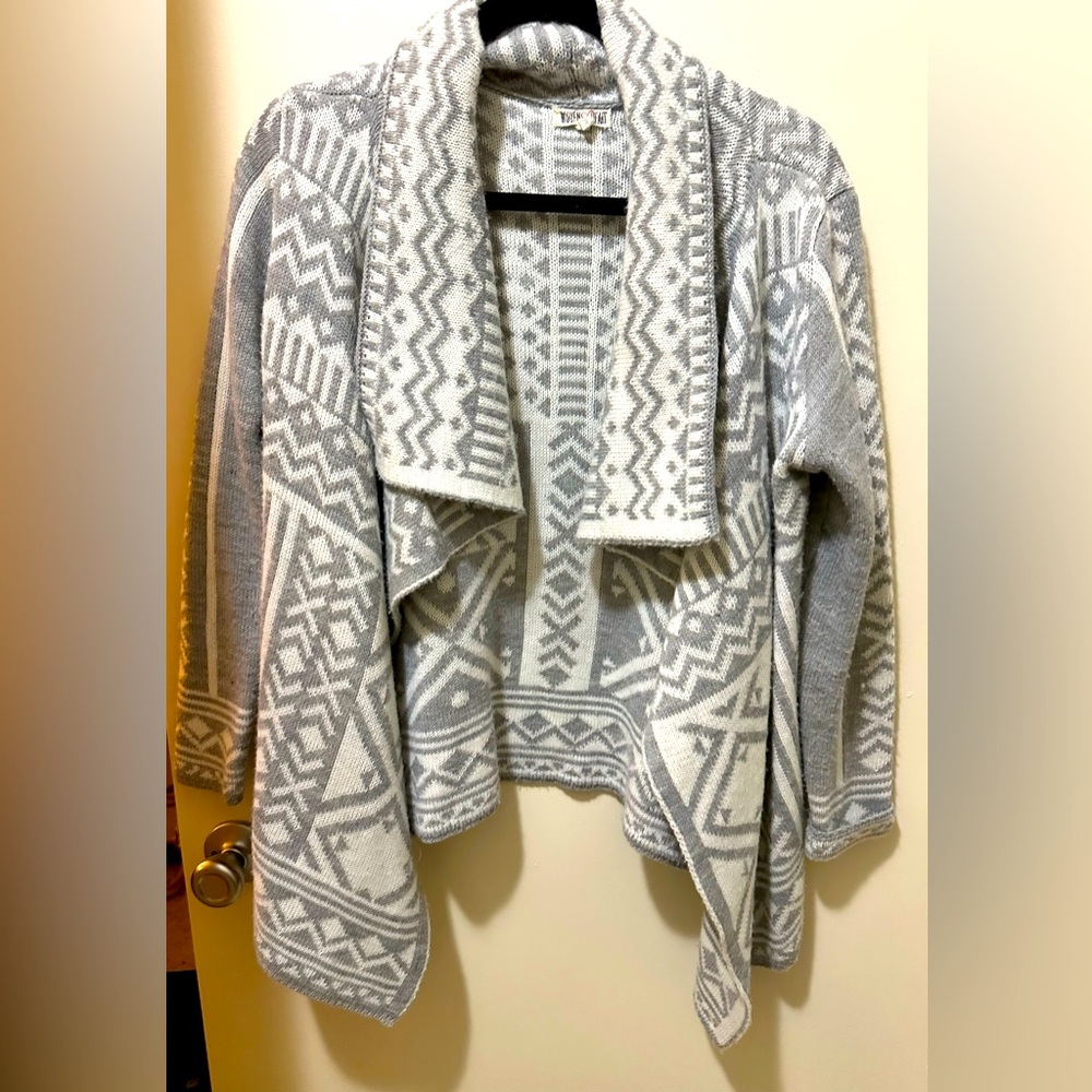 Woven Heart Women’s Open Front Cardigan- Size S